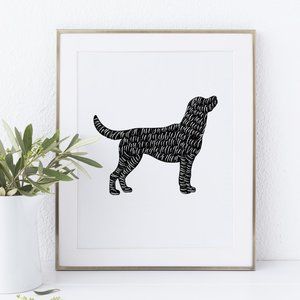 Labrador Retriever Word Art